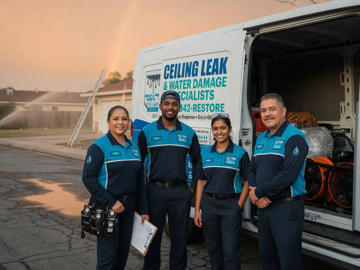 Ceiling Leak Cleanup company in Masury, OH