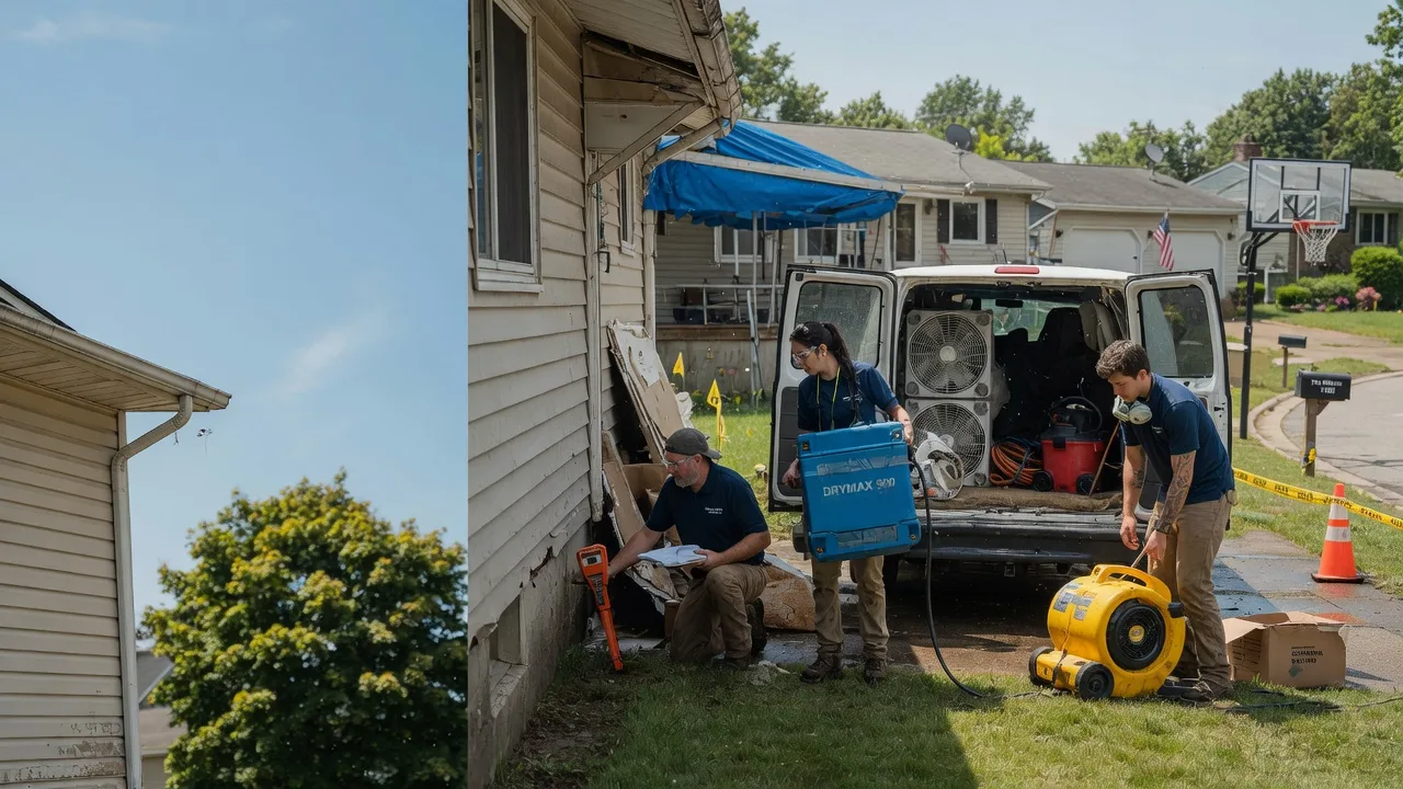 Ceiling Leak Cleanup in Masury, OH near me