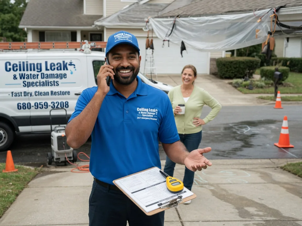 Ceiling Leak Cleanup Masury, OH FAQs